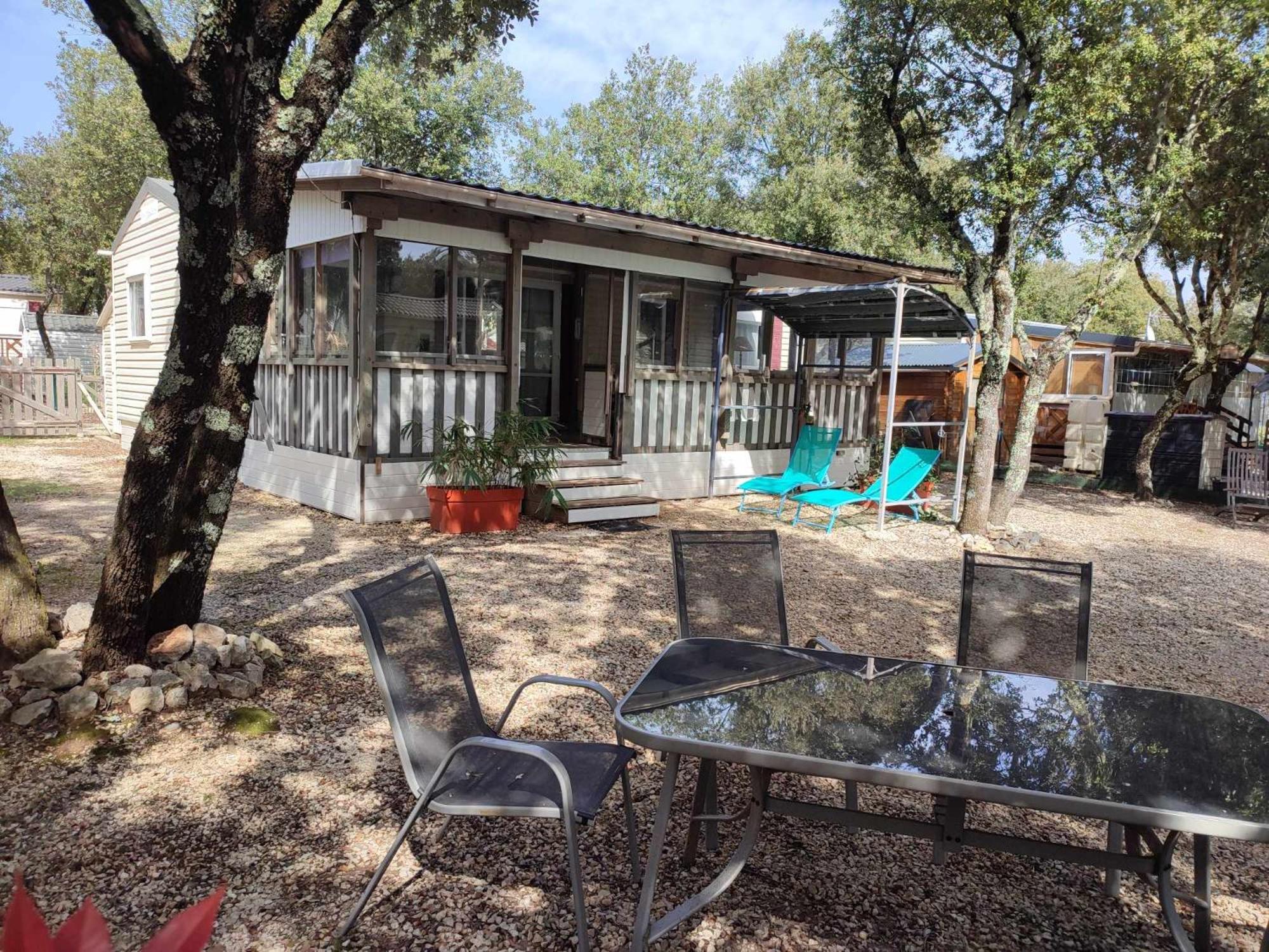 Mobil-Home Climatise 6 Pers En Ardeche Orgnac-lʼAven Dış mekan fotoğraf